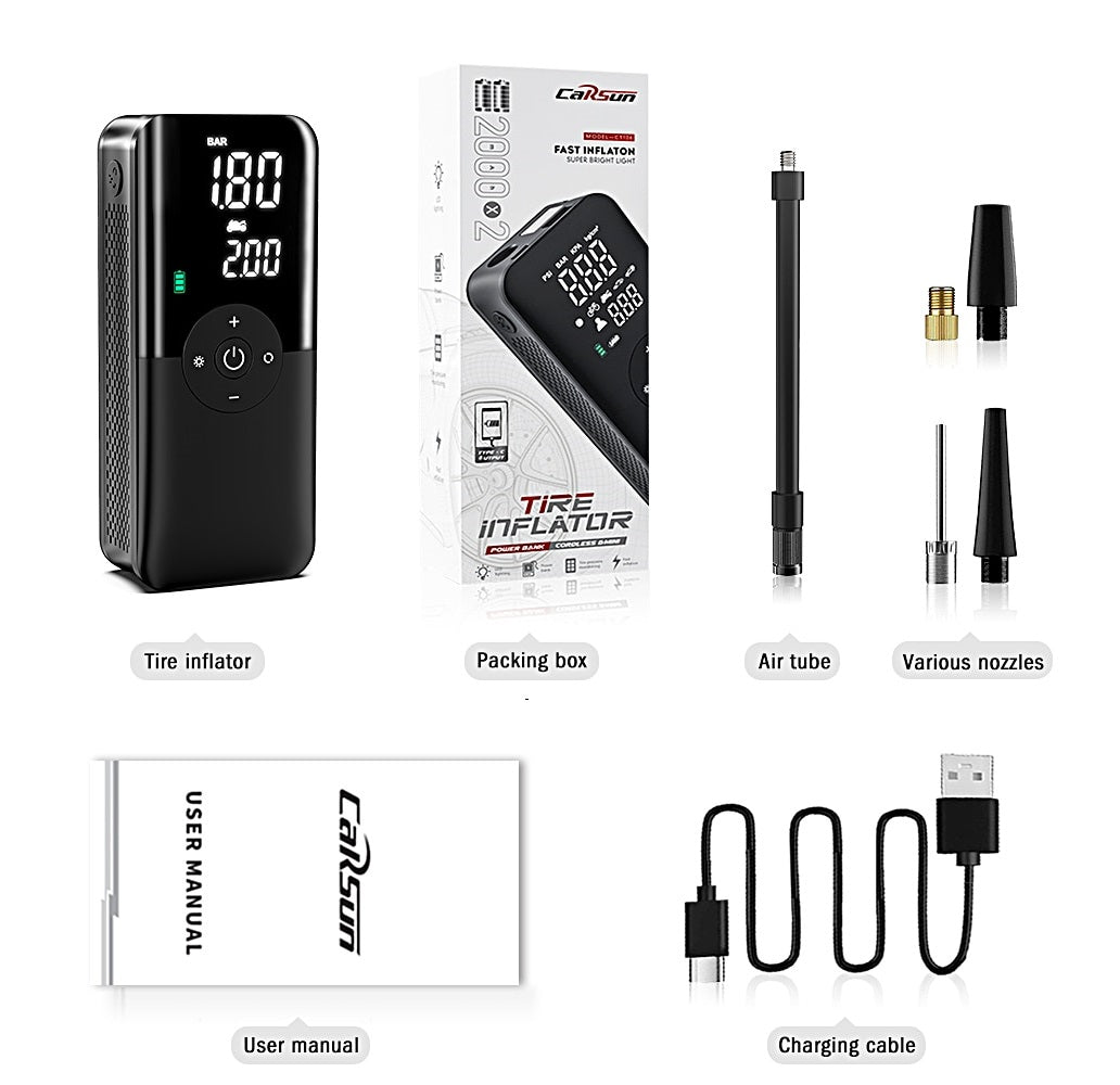 Portable Electric Tire Inflator - SJB-DIAMOND ELITES