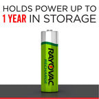 Rayovac Rechargeable AA Batteries (8 Pack), NiMH Double A Batteries EasyOptionXY LLC