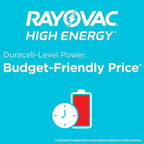 Rayovac High Energy AA Batteries (10 Pack), Double A Batteries
