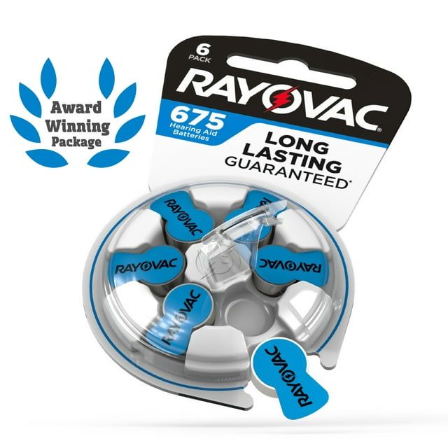 Rayovac Size 675 Hearing Aid Batteries (12 Pack), 675 Batteries EasyOptionXY LLC