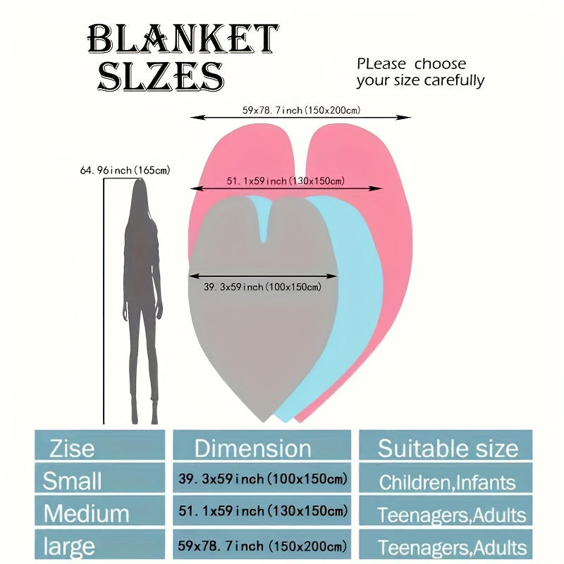 Soft Geometric Leaf All-Season Throw - Chic, Cozy & Versatile Blanket for Home and Travel, Lunch break, Easy Maintenance Lootquake LLC