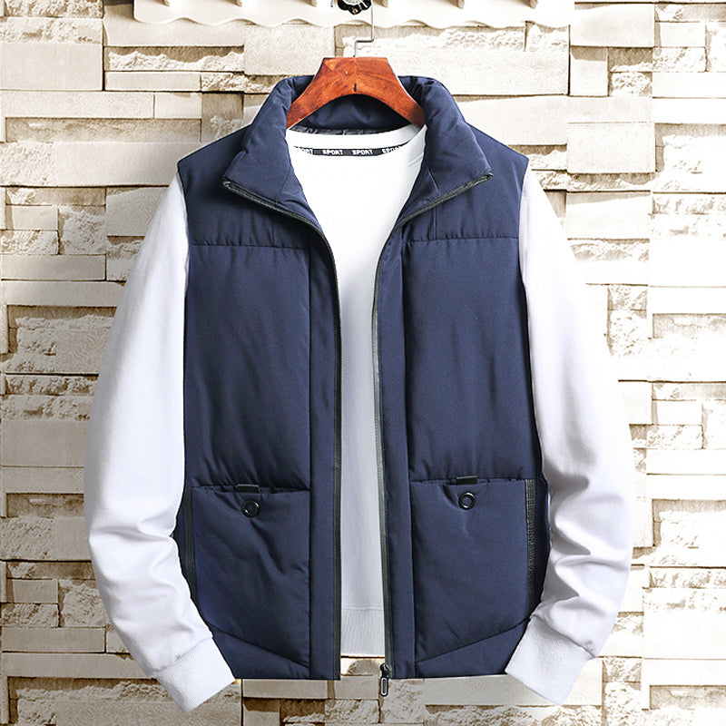 Autumn Men's Casual Cotton Vest Warm Pi-Mart