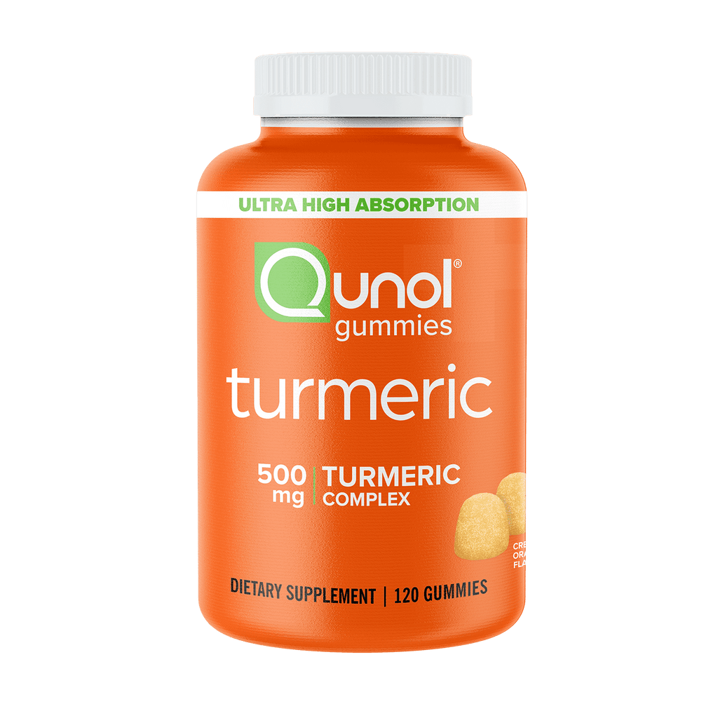 Qunol Turmeric Curcumin Gummies (120 Count) with Ultra High Absorption, 500mg Joint Support Herbal Supplement EasyOptionXY LLC