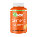 Qunol Turmeric Curcumin Gummies (120 Count) with Ultra High Absorption, 500mg Joint Support Herbal Supplement EasyOptionXY LLC
