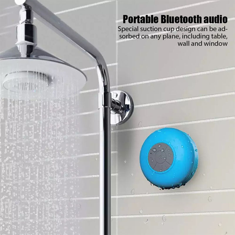 Mini Bluetooth Speaker Portable Waterproof Wireless Handsfree Speakers for Showers Bathroom Sucker Bluetooth Speaker Sound Box Pi-Mart