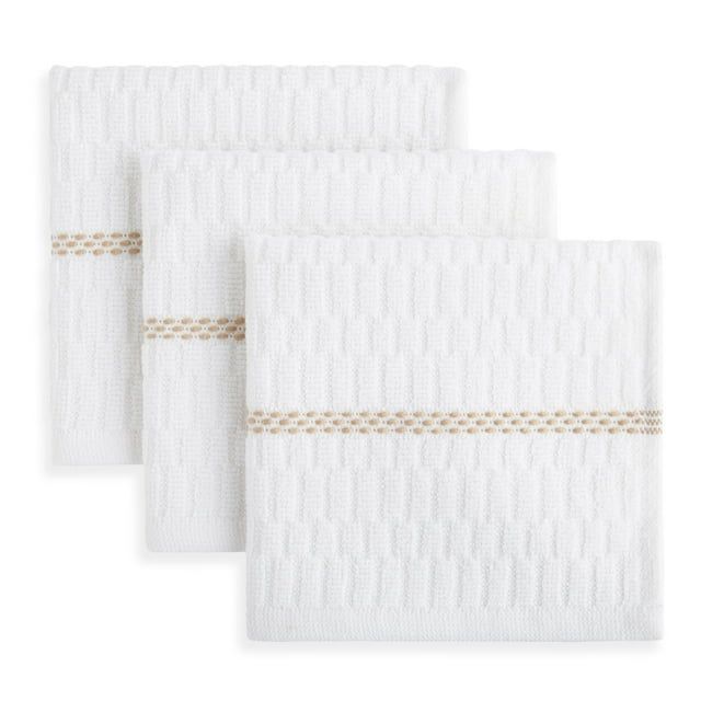 Clorox Dish Cloth, Tan, 12"W x 12"L, 3 Piece EasyOptionXY LLC