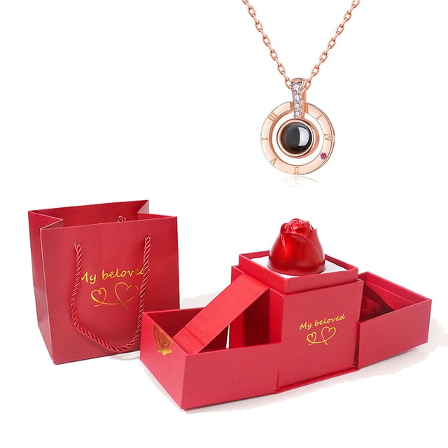 Projection Necklace Jewelry With Gift Box by Pi-Mart Pi-Mart