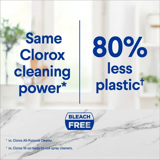 Clorox Bathroom Foamer Refillable Cleaner 1 Bottle and 1 Refill, Fresh Scent, 1.13 fl oz - SJB-DIAMOND ELITES