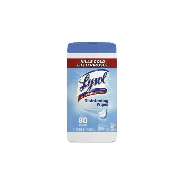 Lysol Disinfecting Wipes, Crisp Linen, 80ct - SJB-DIAMOND ELITES