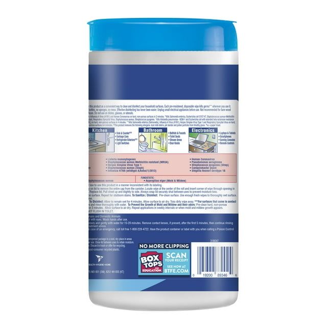 Lysol Disinfecting Wipes, Crisp Linen, 80ct - SJB-DIAMOND ELITES
