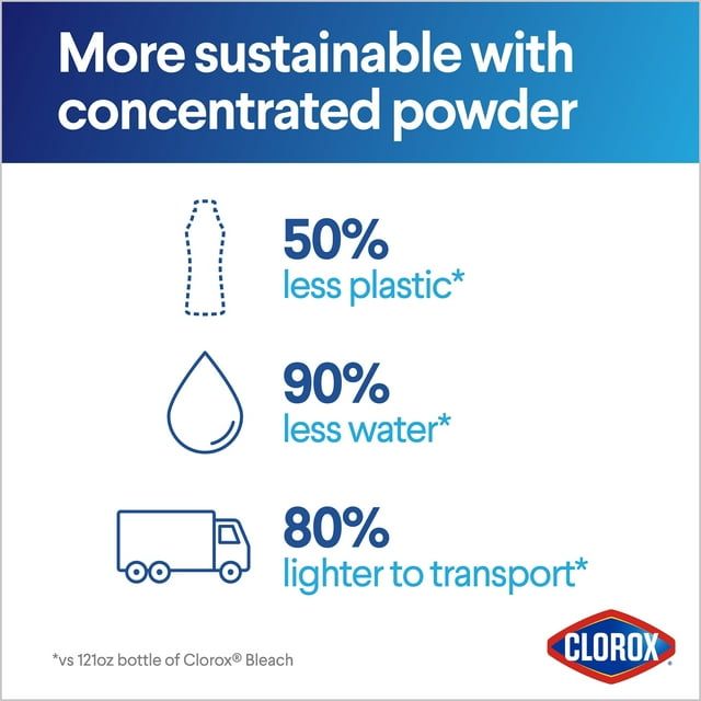 Clorox Concentrated Bleach Powder, 21.1 oz - SJB-DIAMOND ELITES