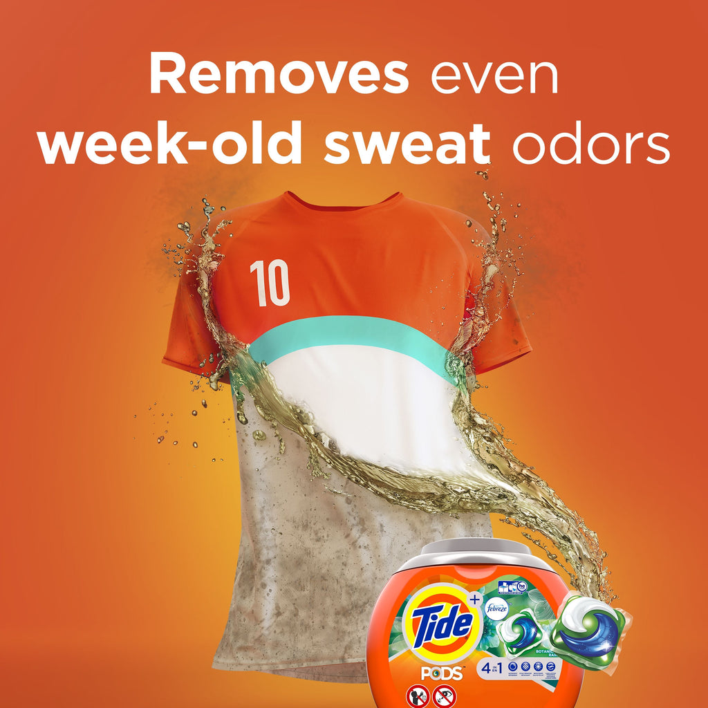 Tide Pods Plus Febreze Botanical Rain Laundry Detergent Pacs; 12 Ct EasyOptionXY LLC