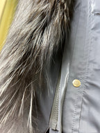 Genuine Silver Fox Fully Lined Hood Rabbit Insulated Parka Alaska® Outerwear Company