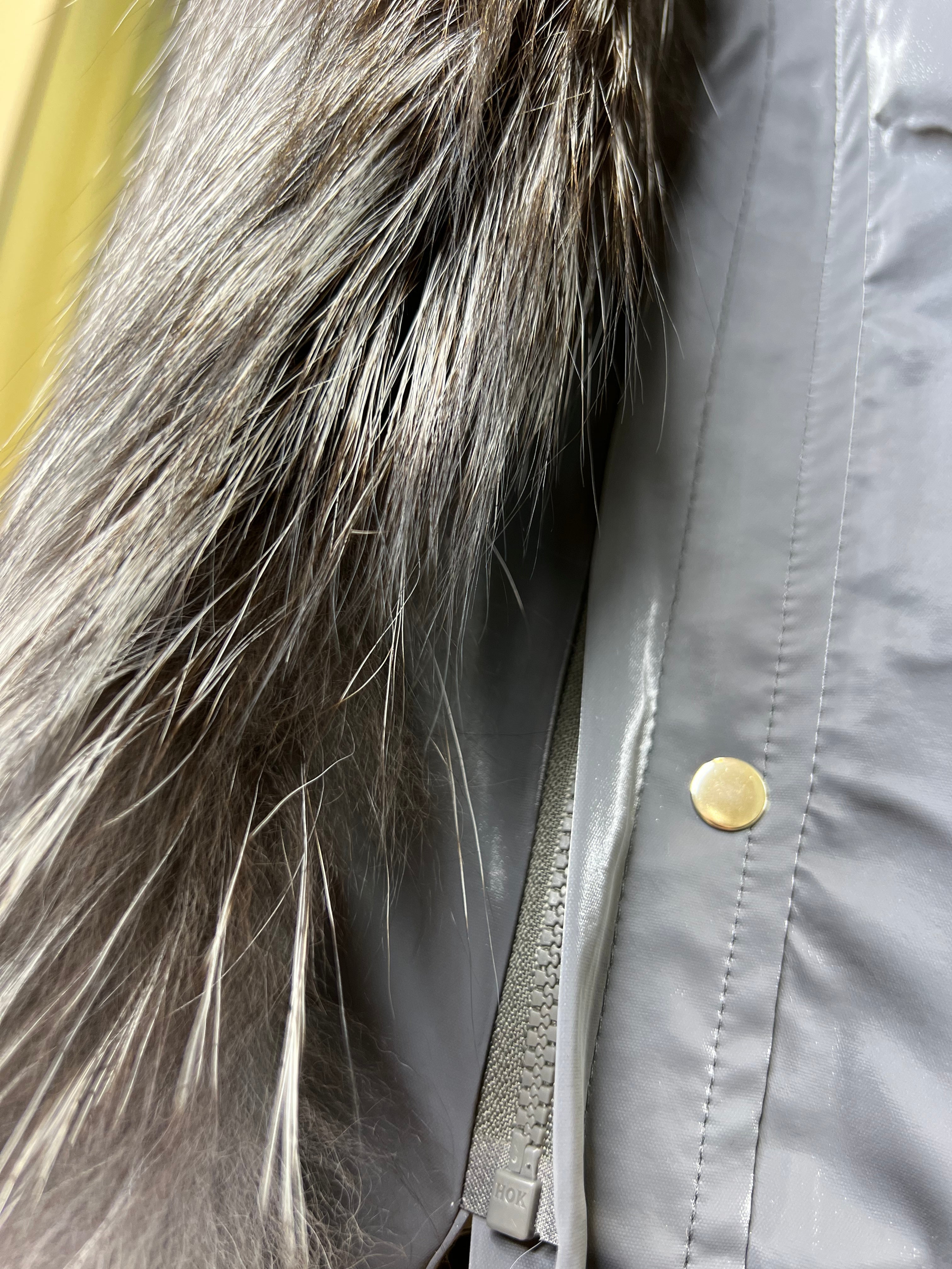 Genuine Silver Fox Fully Lined Hood Rabbit Insulated Parka Alaska® Outerwear Company