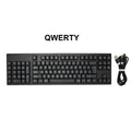 Left Handed Keyboard 109 Keys Micro USB Ergonomic Layout Plug and Play Office Keyboard for Business Accounting Designer - SJB-DIAMOND ELITES