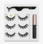 A Pair Of False Eyelashes With Magnets In Fashion