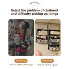 Dormitory multi-layer visual storage hanging bag foldable large-capacity item shelf wall-mounted layered hanging bag - SJB-DIAMOND ELITES
