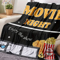 1pc Soft and Skin-Friendly Flannel Blanket for Movie Night - Multifunctional Gift Blanket for Wives, Husbands, Daughters, and Sons - Sofa Throw Blanket for Cozy Naps and Snuggles