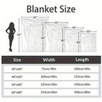 1pc Ultra-Cozy Retro Leaf Printed Blanket - Premium Flannel, Extra Warmth, Versatile for Car, Office, Picnics, & Camping - Perfect Indoor/Outdoor Companion