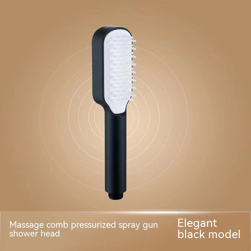 Shower Supercharged Shower Head With Bath Brush Pi-Mart