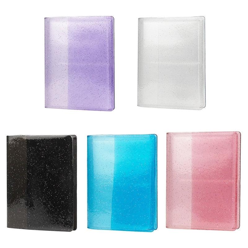 64 Pockets 3 Inch Quicksand Photo Album Mini Instant Picture Storage Organizer Family Scrapbook Albums Family Anniversary Gift For Couple Stevvex