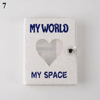 64 Pockets 3 Inches Photo Album Card Holder Receipt Storage Hollow Love Heart Photo Holder Business Card Bag Kpop Photocard Holder Book Polaroid Book Album Gifts For Valentines Day Stevvex