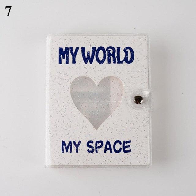 64 Pockets 3 Inches Photo Album Card Holder Receipt Storage Hollow Love Heart Photo Holder Business Card Bag Kpop Photocard Holder Book Polaroid Book Album Gifts For Valentines Day Stevvex