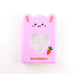 64 Pockets 3 Inches Photo Album Card Holder Receipt Storage Hollow Love Heart Photo Holder Business Card Bag Kpop Photocard Holder Book Polaroid Book Album Gifts For Valentines Day Stevvex