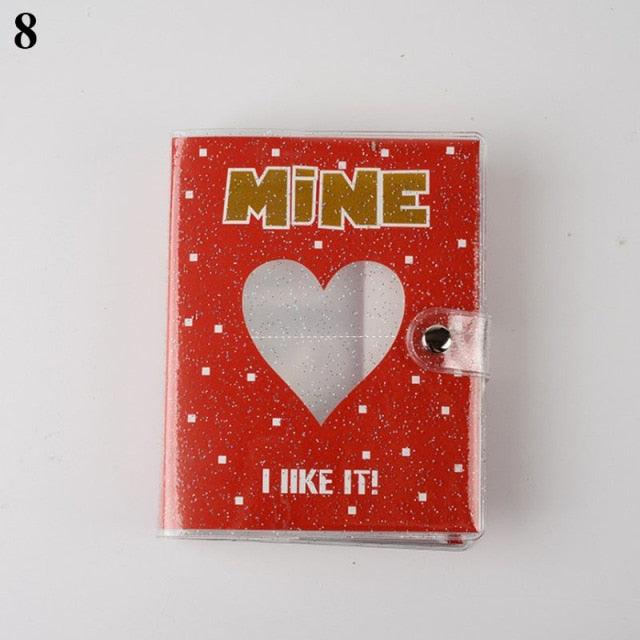 64 Pockets 3 Inches Photo Album Card Holder Receipt Storage Hollow Love Heart Photo Holder Business Card Bag Kpop Photocard Holder Book Polaroid Book Album Gifts For Valentines Day Stevvex
