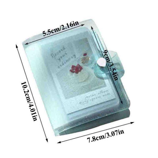 64 Pockets 3 Inches Photo Album Card Holder Receipt Storage Hollow Love Heart Photo Holder Business Card Bag Kpop Photocard Holder Book Polaroid Book Album Gifts For Valentines Day Stevvex
