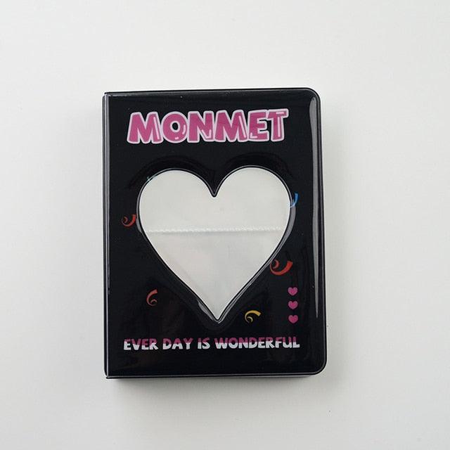 64 Pockets 3 Inches Photo Album Card Holder Receipt Storage Hollow Love Heart Photo Holder Business Card Bag Kpop Photocard Holder Book Polaroid Book Album Gifts For Valentines Day Stevvex