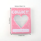 64 Pockets 3 Inches Photo Album Card Holder Receipt Storage Hollow Love Heart Photo Holder Business Card Bag Kpop Photocard Holder Book Polaroid Book Album Gifts For Valentines Day Stevvex
