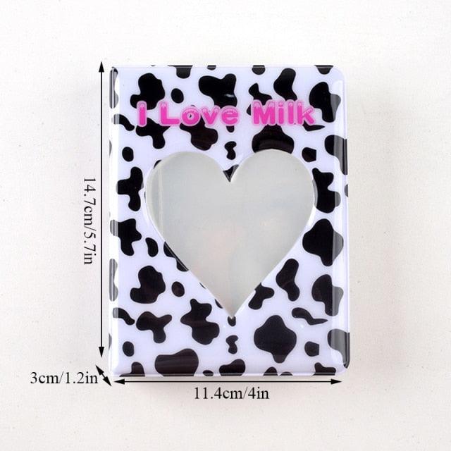 64 Pockets 3 Inches Photo Album Card Holder Receipt Storage Hollow Love Heart Photo Holder Business Card Bag Kpop Photocard Holder Book Polaroid Book Album Gifts For Valentines Day Stevvex