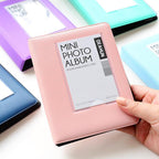 64 Pockets Mini Instant Polaroid Photo Album Picture Case for Mini Film 7s 8 25 50s 90 Mini Polaroid Album Refillable Notebook Photo Album Valentines Day Gift Anniversary Gift Stevvex