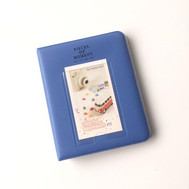 64 Pockets Mini Instant Polaroid Photo Album Picture Case for Mini Film 7s 8 25 50s 90 Mini Polaroid Album Refillable Notebook Photo Album Valentines Day Gift Anniversary Gift Stevvex
