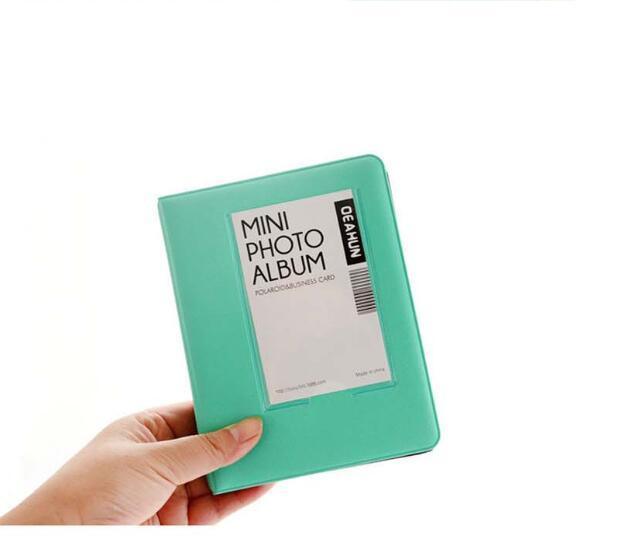 64 Pockets Mini Instant Polaroid Photo Album Picture Case for Mini Film 7s 8 25 50s 90 Mini Polaroid Album Refillable Notebook Photo Album Valentines Day Gift Anniversary Gift Stevvex