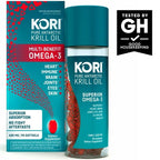 Kori Krill Oil Omega-3 400mg, 90 Softgels | Superior Omega-3 Absorption vs Fish Oil | No Fishy Burps | Omega-3 Supplement for Heart, Brain, Joint, Eye, Skin & Immune Health - SJB-DIAMOND ELITES