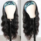 Women's New Ice Silk Hair With Head Cover Long Curly Wig