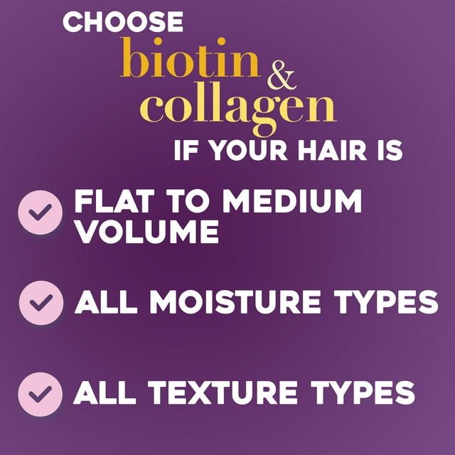 OGX Biotin & Collagen Thickening Volumizing Daily Conditioner with Vitamin B7 & Hydrolyzed Wheat Protein, 13 fl oz EasyOptionXY LLC