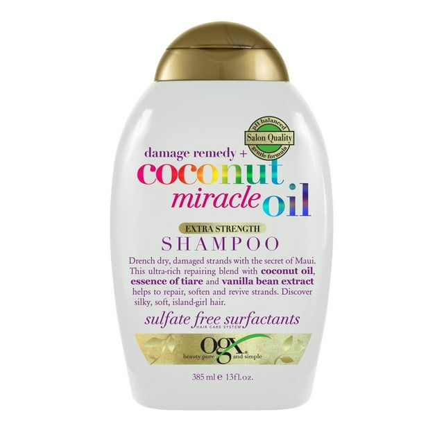 Organix Extra Strength Damage Remedy + Coconut Miracle Oil Shampoo 13 oz EasyOptionXY LLC