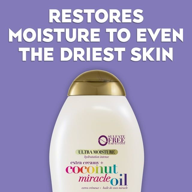 OGX Ultra Moisture Body Wash Extra Creamy + Coconut Miracle Oil, 19.5 fl oz - SJB-DIAMOND ELITES