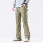 American High Street Vibe Wind Washed Distressed Army Green Jeans Lootquake LLC