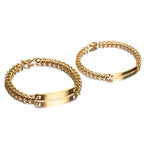 Stainless Steel Couple Bracelet Pi-Mart