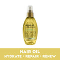 OGX Renewing + Argan Oil of Morocco Weightless Healing Dry Spray for Split Ends, 4 fl oz - SJB-DIAMOND ELITES