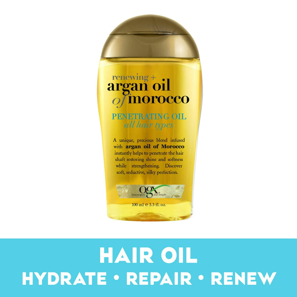 OGX Renewing + Argan Oil of Morocco Penetrating Hair Oil Treatment, 3.3 oz - SJB-DIAMOND ELITES