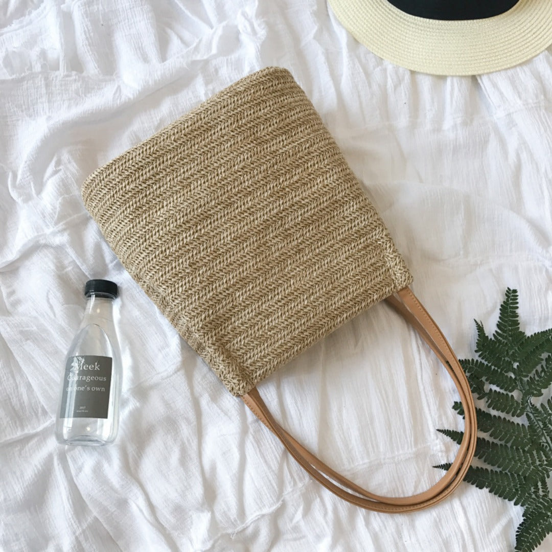 Woven hobo, summer bohemian hobo shoulder purse, magnetic buckle shoulder tote, summer beach straw bag - SJB-DIAMOND ELITES