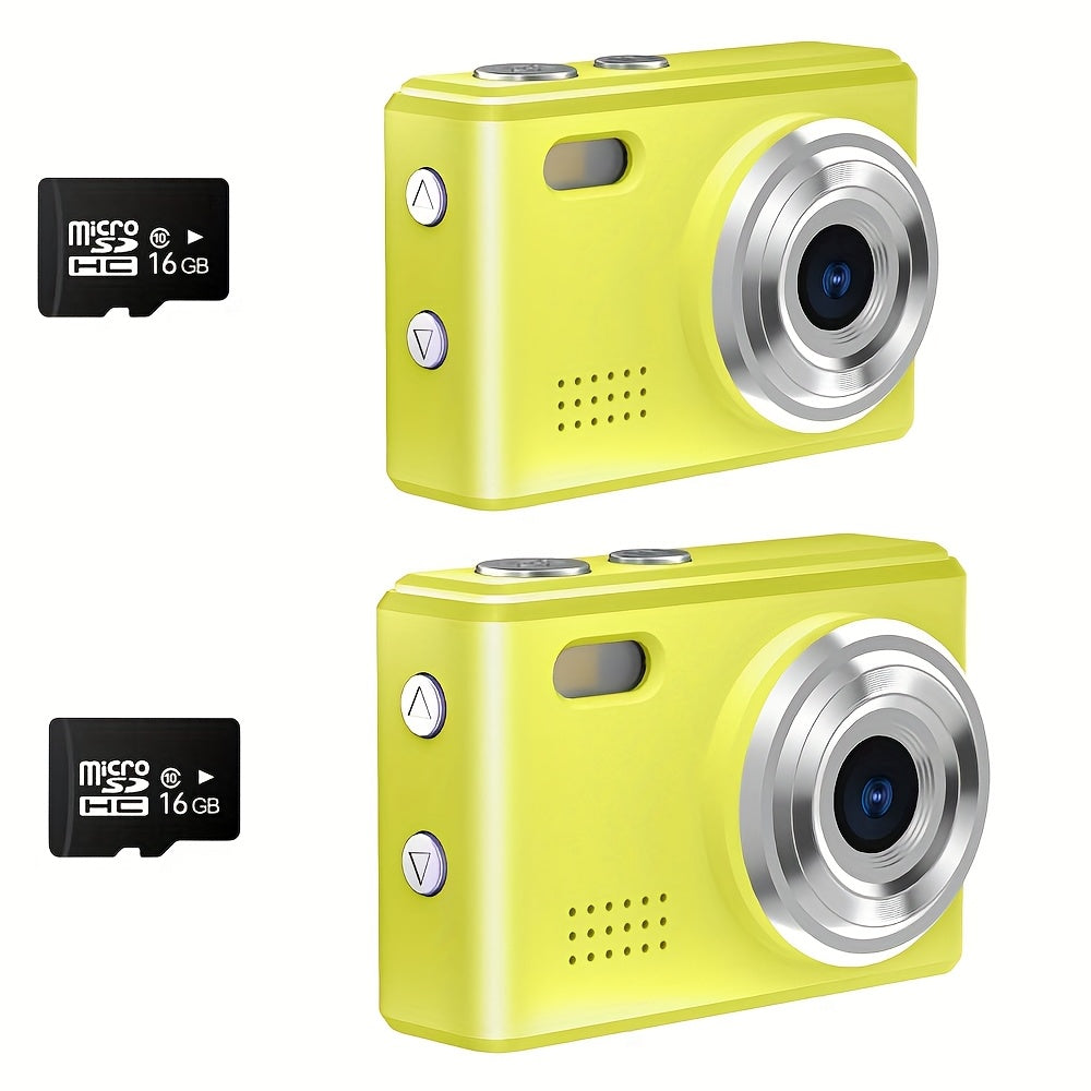 [Autofocus | 16x Zoom] 56MP Autofocus Mini Digital Camera, 16x Zoom | 2.8-inch Screen, 16GB SD Card, Shock-proof | Travel, Vlog, For Adults, Birthday Gifts For Friends And Beginners, Small Keychain Camera Lootquake LLC