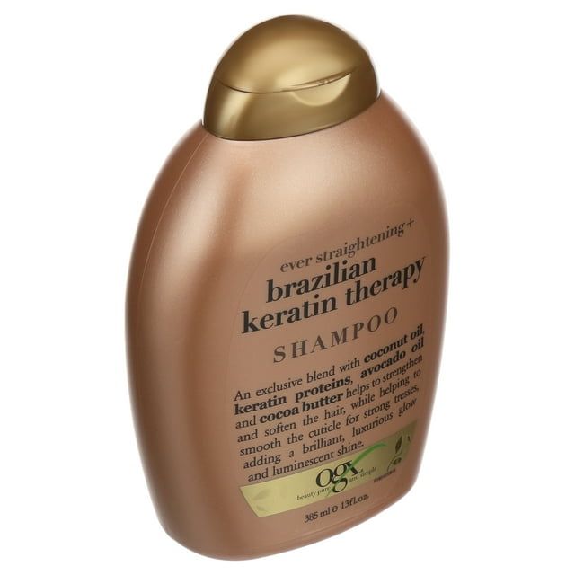 OGX Ever Straightening + Brazilian Keratin Therapy Shampoo, 13 FL OZ - SJB-DIAMOND ELITES