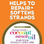 OGX Extra Strength Damage Remedy + Coconut Miracle Oil Hair Mask, 6 oz - SJB-DIAMOND ELITES