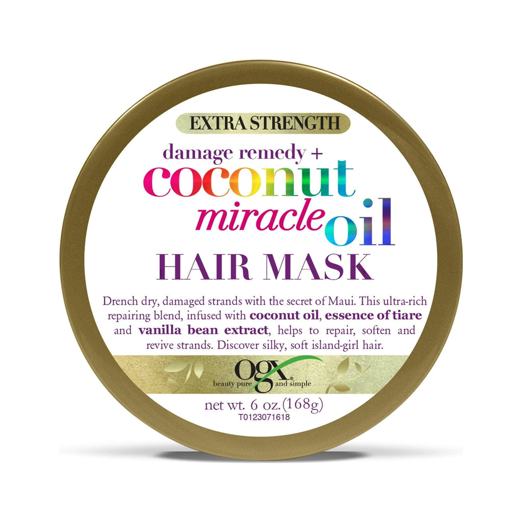 OGX Extra Strength Damage Remedy + Coconut Miracle Oil Hair Mask, 6 oz - SJB-DIAMOND ELITES